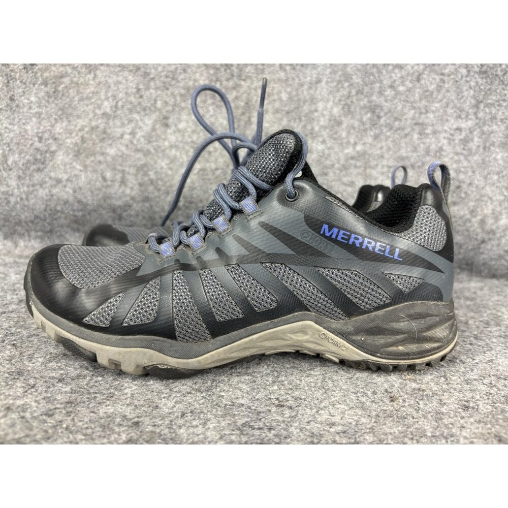 Merrell Shoes Womens Size 7 Gray Black Trail Running Hiking Athletic QForm 2
